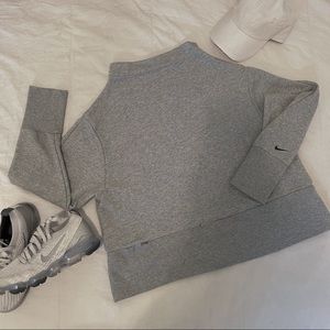 Nike Sweater Sweatshirt | Mock Neck Cropped |